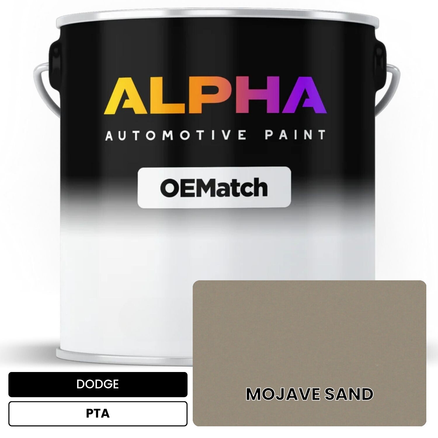 DODGE MOJAVE SAND PTA OEMatch Basecoat