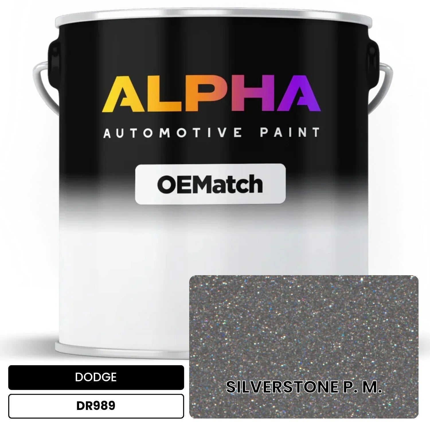 DODGE SILVERSTONE P. M. DR989 OEMatch Basecoat
