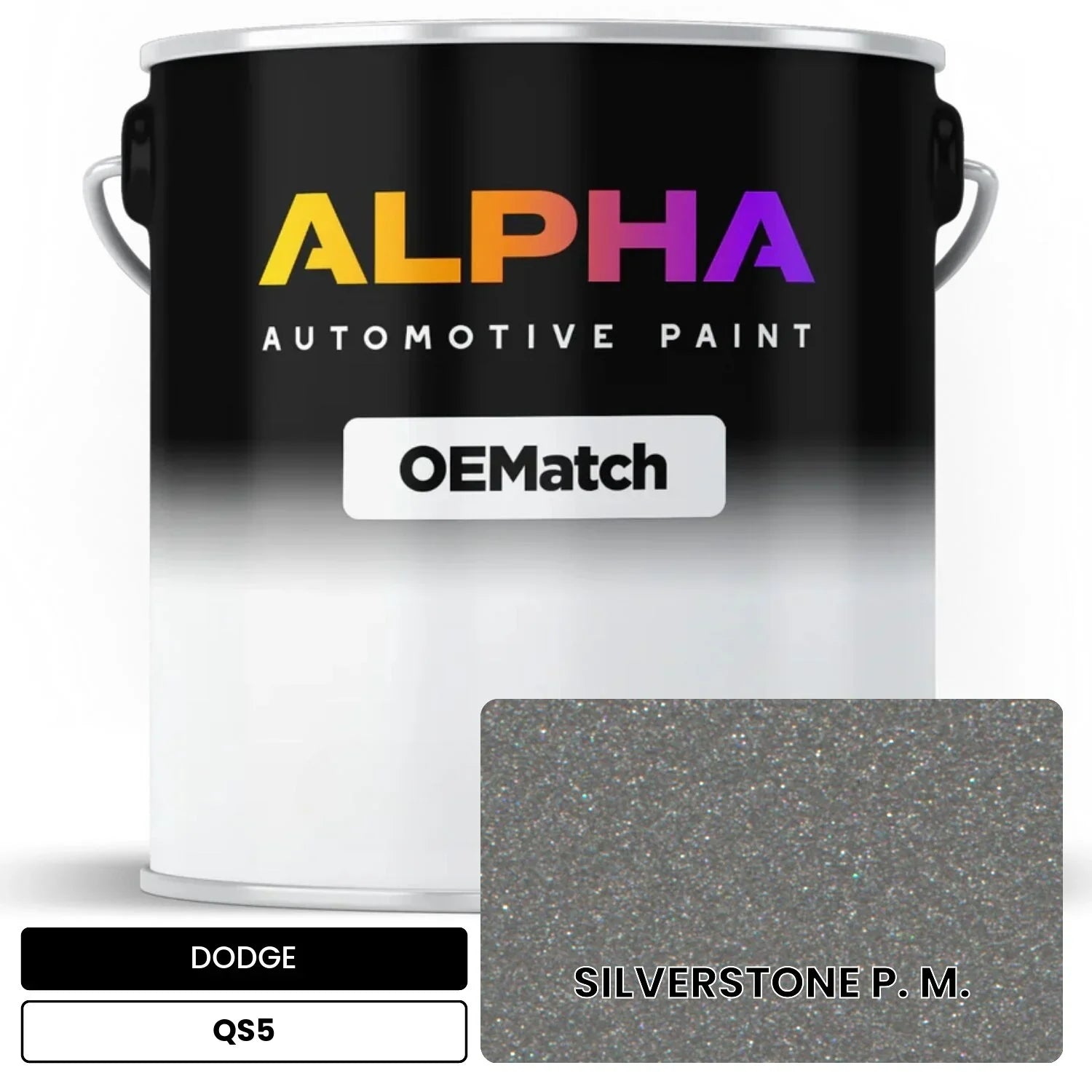 DODGE SILVERSTONE P. M. QS5 OEMatch Basecoat