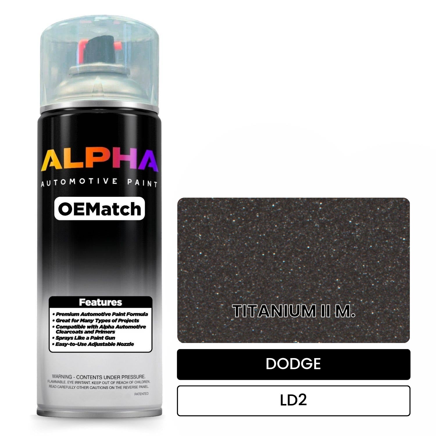 DODGE TITANIUM II M. LD2 OEMatch Spraycan