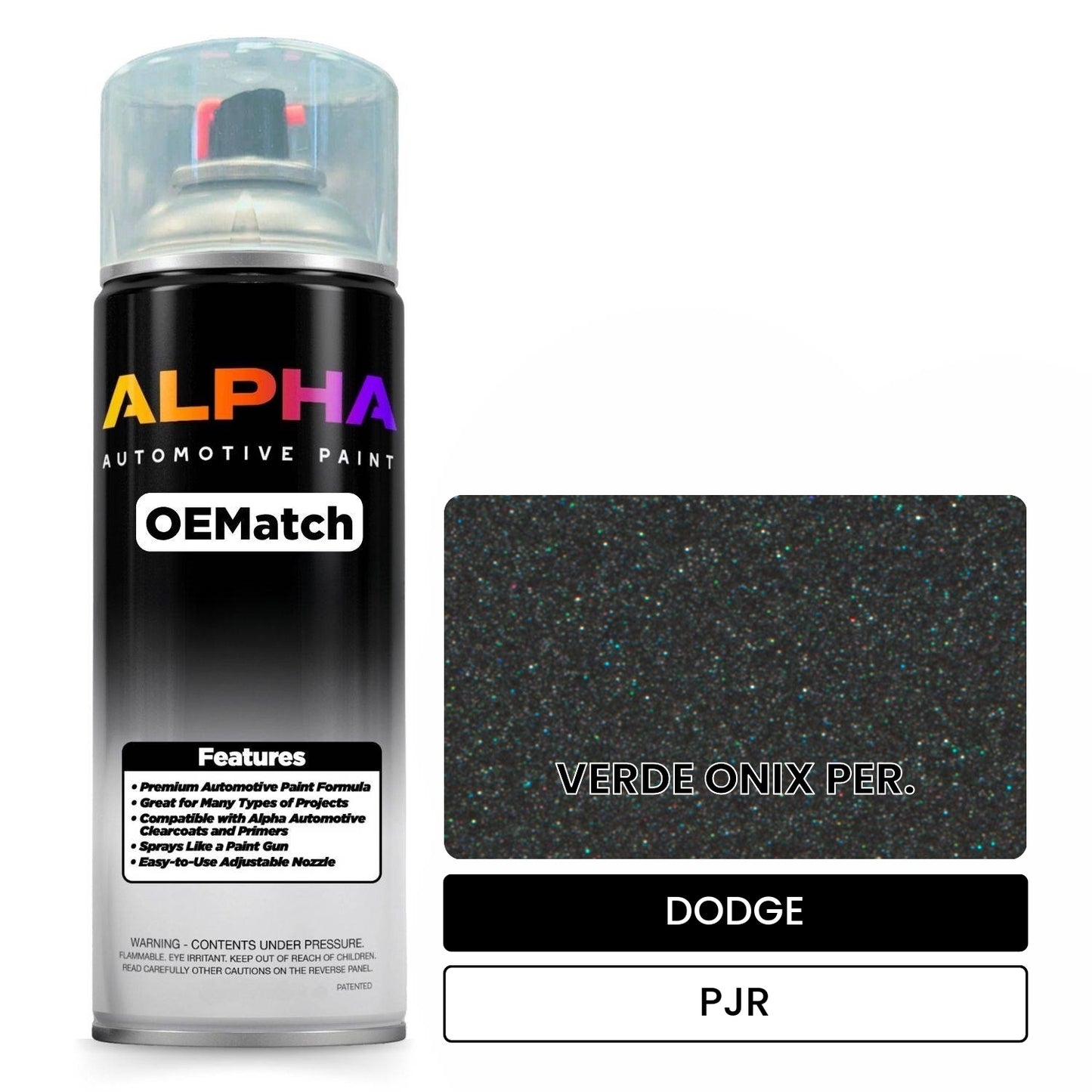 DODGE VERDE ONIX PER. PJR OEMatch Spraycan