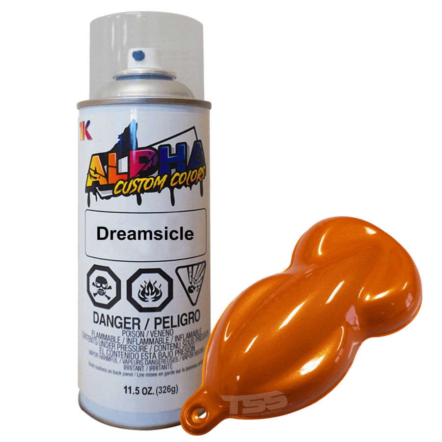 Dreamsicle Spray Can Midcoat - The Spray Source - Alpha Pigments