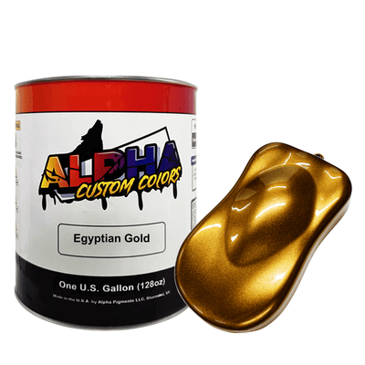 Egyptian Gold Paint Basecoat Midcoat - The Spray Source - Alpha Pigments
