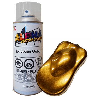 Egyptian Gold Spray Can Midcoat - The Spray Source - Alpha Pigments