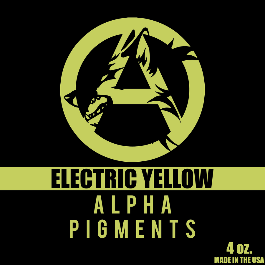 Electric Yellow Drop In Pigment | Liquid Wrap or Bedliner - The Spray Source - Alpha Pigments