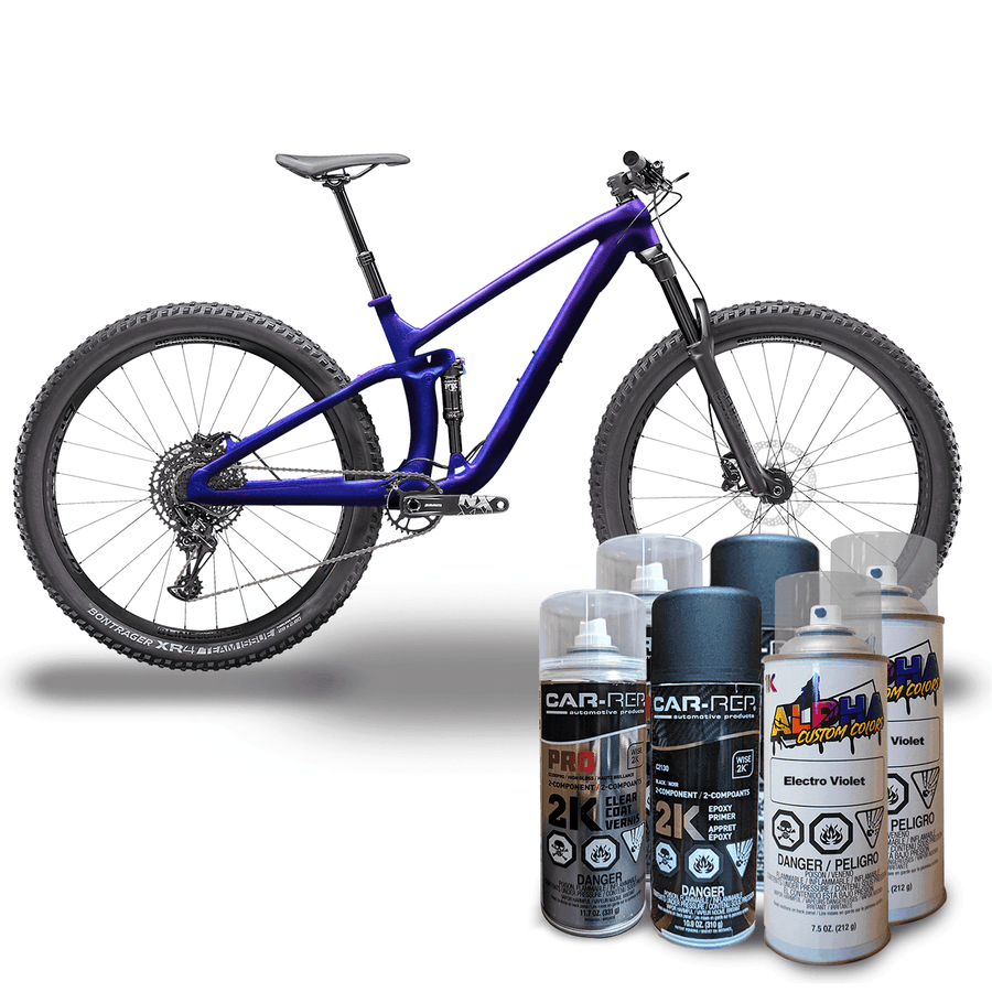 Electro-Violet Bike Paint Kit - The Spray Source - Alpha Pigments