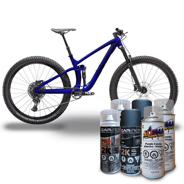 Electro-Violet Bike Paint Kit - The Spray Source - Alpha Pigments