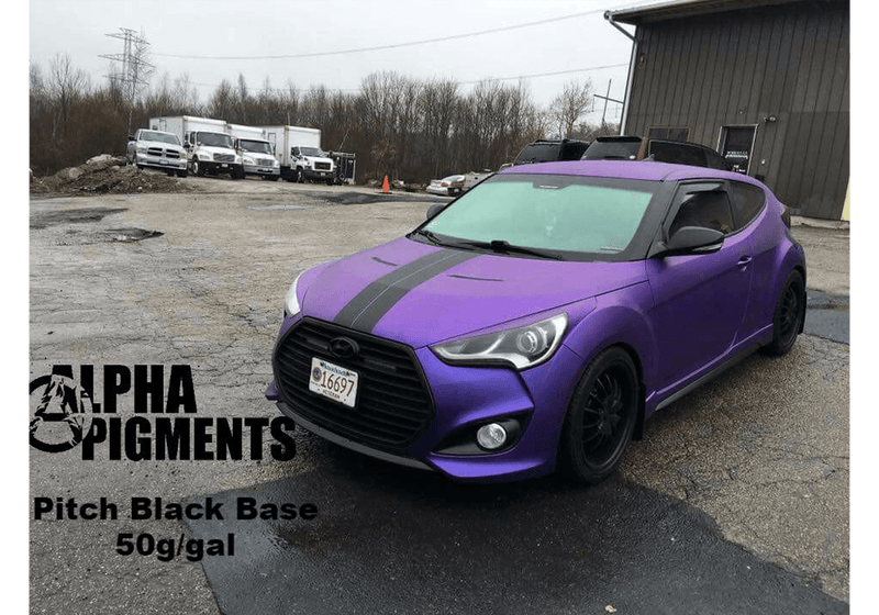 Electro-Violet Medium Car Kit (Black Ground Coat) - The Spray Source - Alpha Pigments