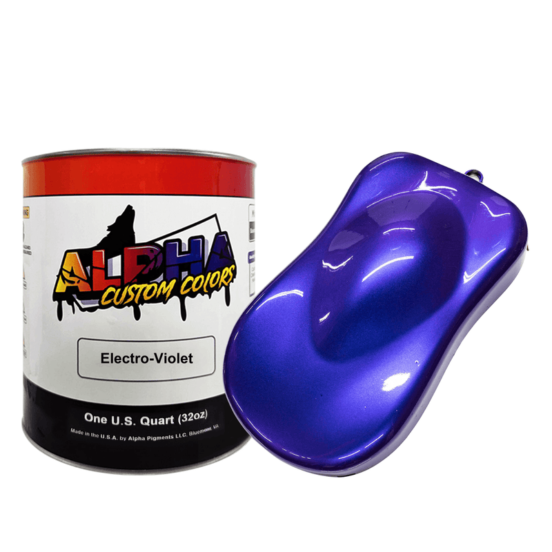 Electro-Violet Paint Basecoat Midcoat - The Spray Source - Alpha Pigments