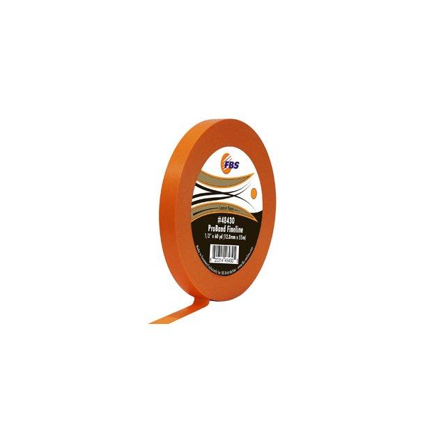 FBS Distribution 1/2"X60Y Orange Fine Line Proband Tape - The Spray Source - FBS Distribution