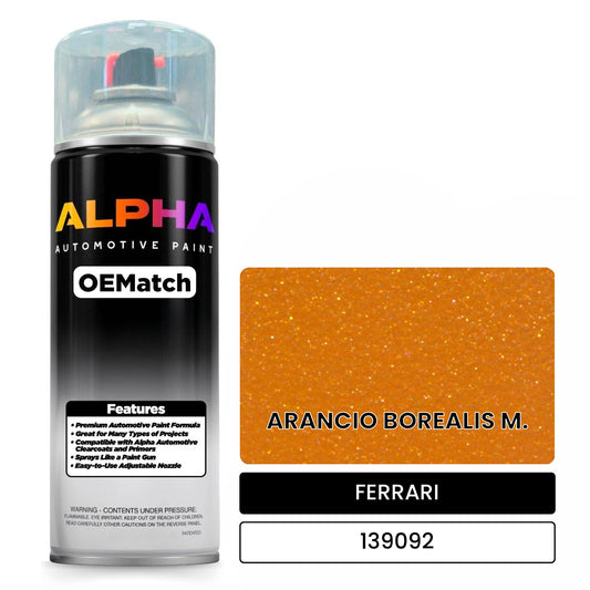 FERRARI ARANCIO BOREALIS M. 139092 OEMatch Spraycan