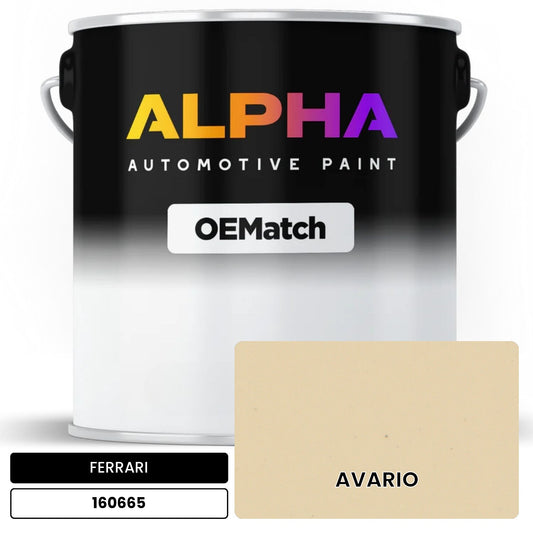 FERRARI AVARIO 160665 OEMatch Basecoat