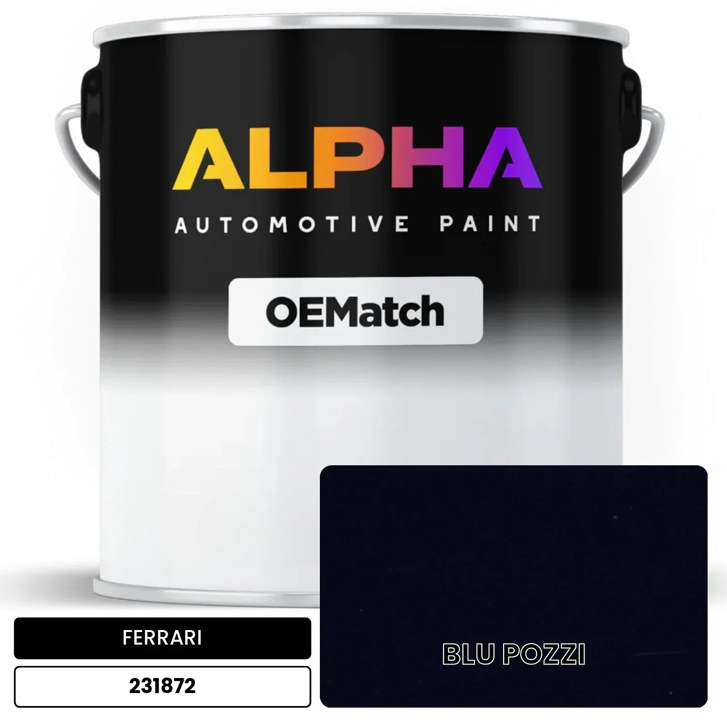 FERRARI BLU POZZI 231872 OEMatch Basecoat