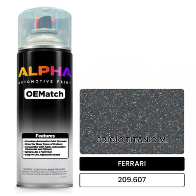 FERRARI GRIGIO TITANIO M. 209.607 | OEMatch Automotive Spraycan