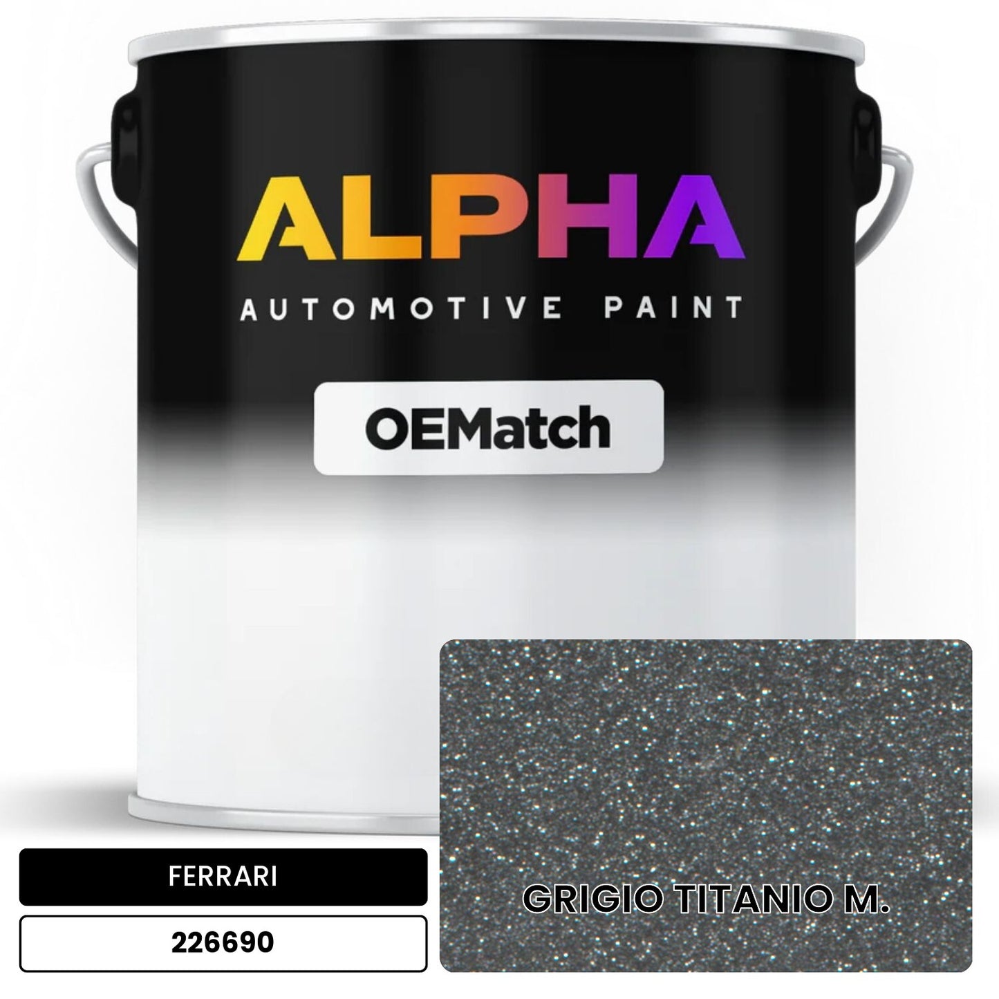 FERRARI GRIGIO TITANIO M. 226690 OEMatch Basecoat