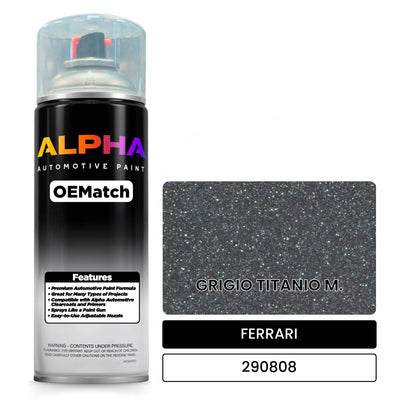 FERRARI GRIGIO TITANIO M. 290808 | OEMatch Automotive Spraycan