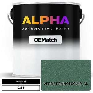 FERRARI VERDE FRANCESCA P. M. 0263 | OEMatch Automotive Basecoat