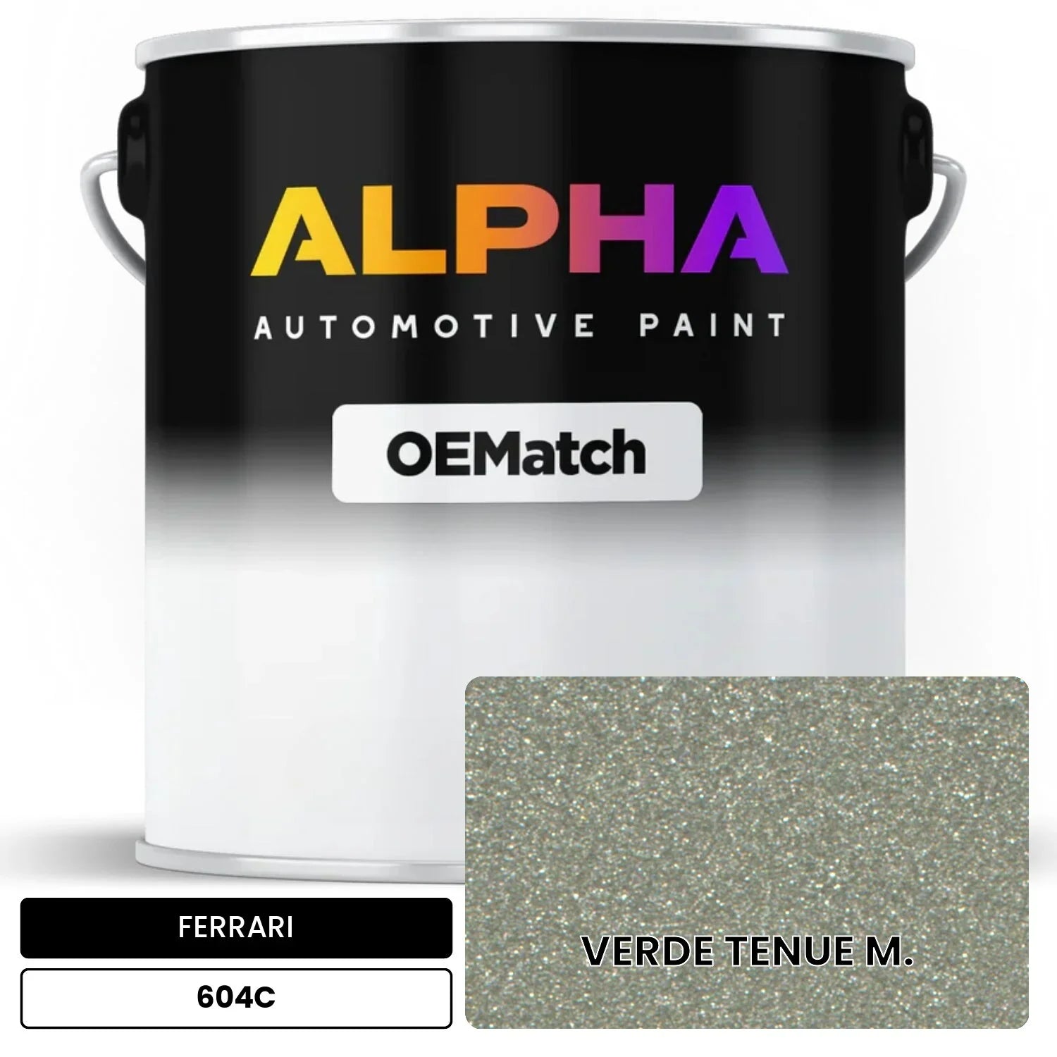 FERRARI VERDE TENUE M. 604C OEMatch Basecoat