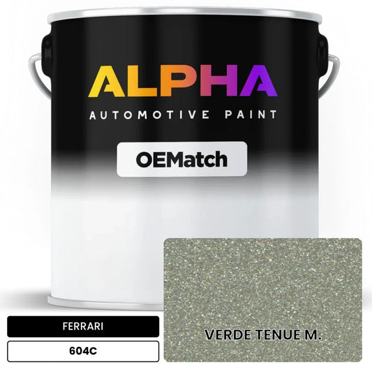 FERRARI VERDE TENUE M. 604C OEMatch Basecoat
