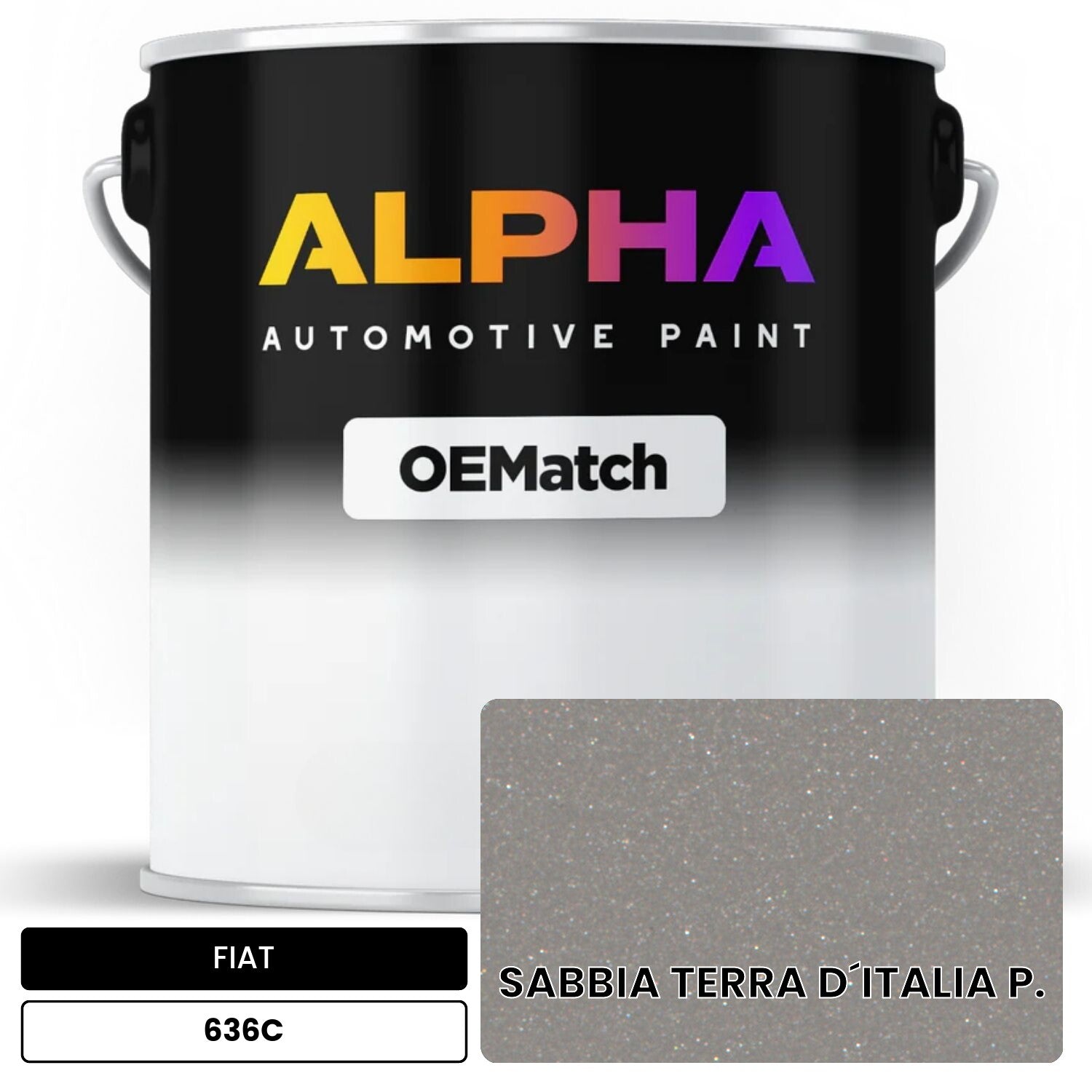 FIAT SABBIA TERRA D´ITALIA P. 636C OEMatch Basecoat