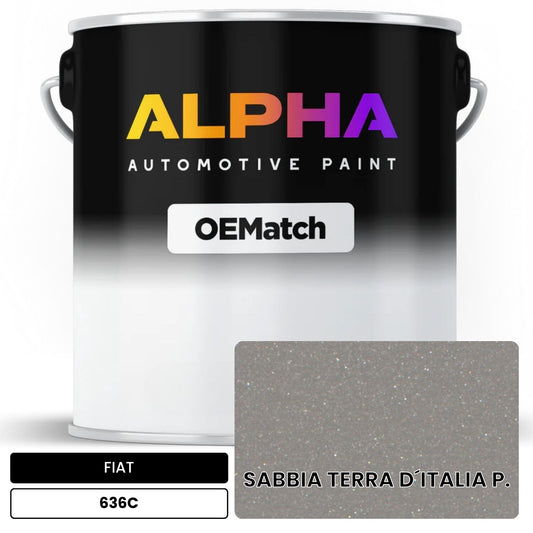 FIAT SABBIA TERRA D´ITALIA P. 636C OEMatch Basecoat