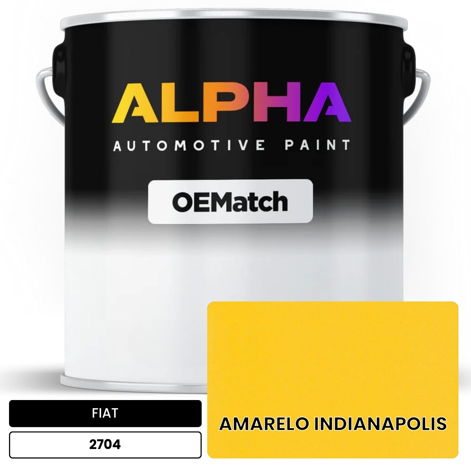 FIAT AMARELO INDIANAPOLIS 2704 OEMatch Basecoat