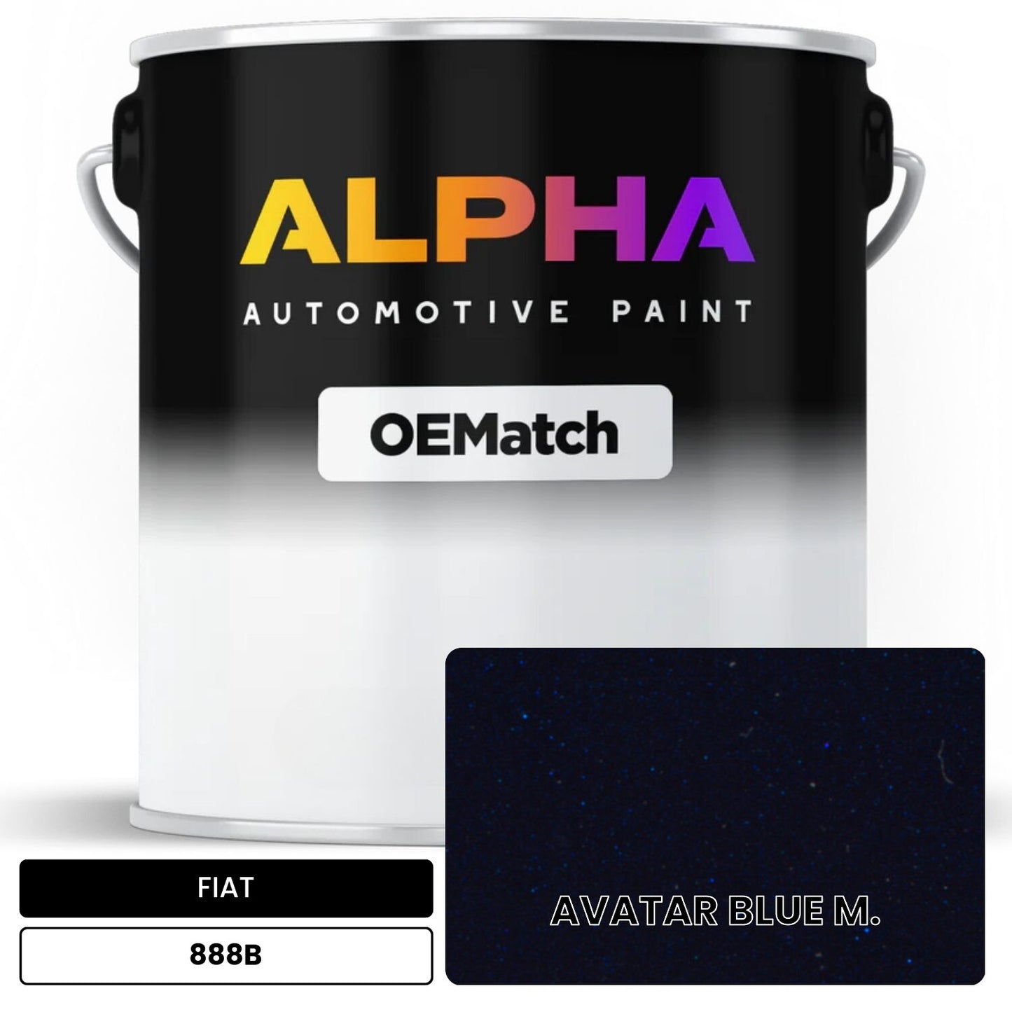FIAT AVATAR BLUE M. 888B OEMatch Basecoat