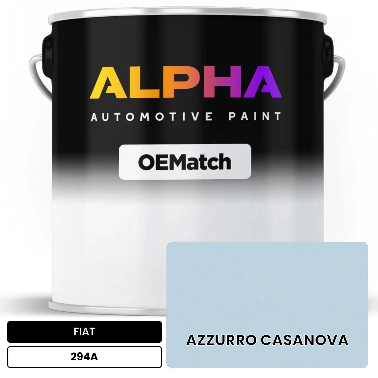 FIAT AZZURRO CASANOVA 294A OEMatch Basecoat
