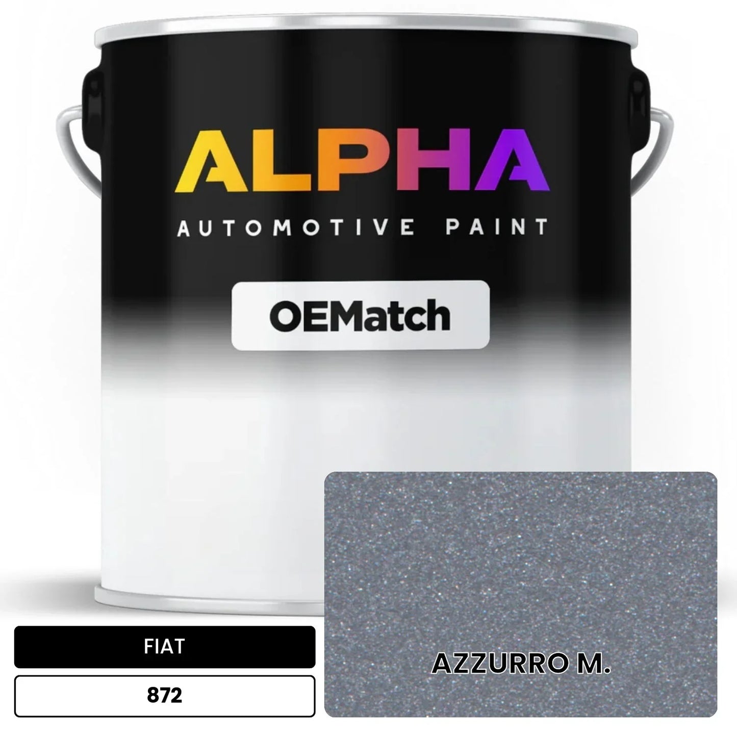 FIAT AZZURRO M. 872 OEMatch Basecoat