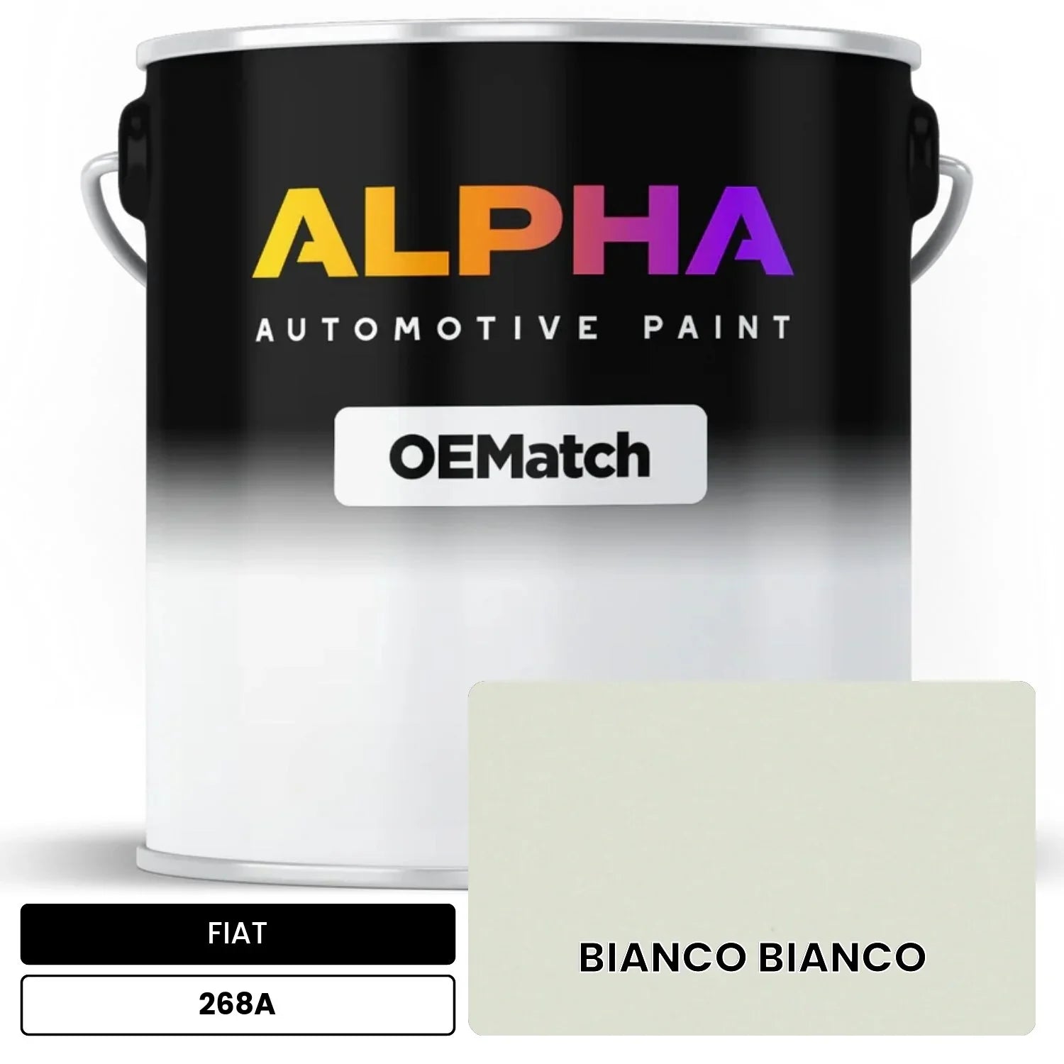 FIAT BIANCO BIANCO 268A OEMatch Basecoat