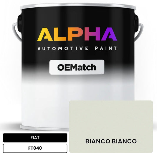 FIAT BIANCO BIANCO FT040 OEMatch Basecoat