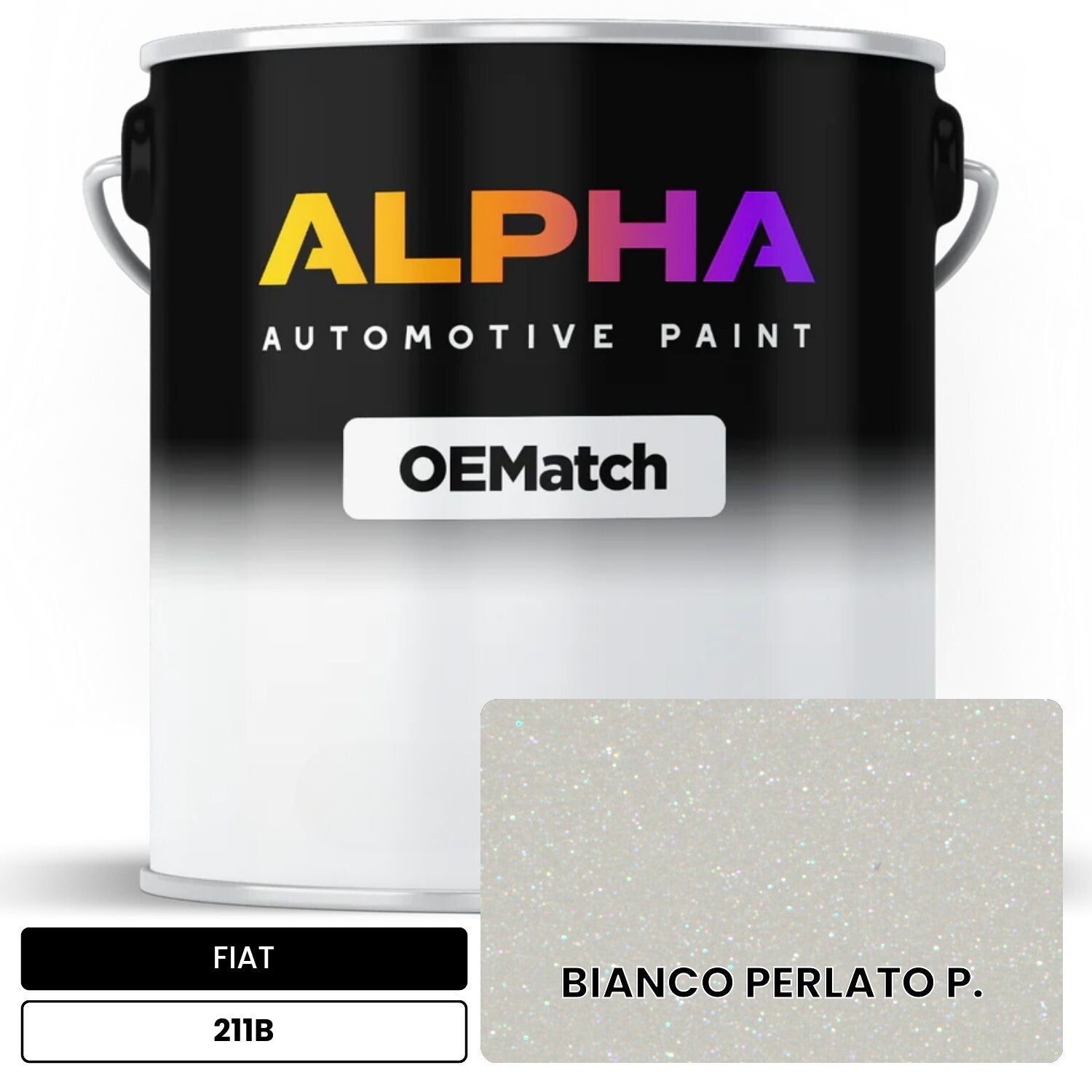 FIAT BIANCO PERLATO P. 211B OEMatch Basecoat