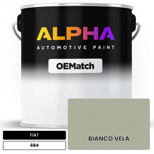 FIAT BIANCO VELA 684 OEMatch Basecoat