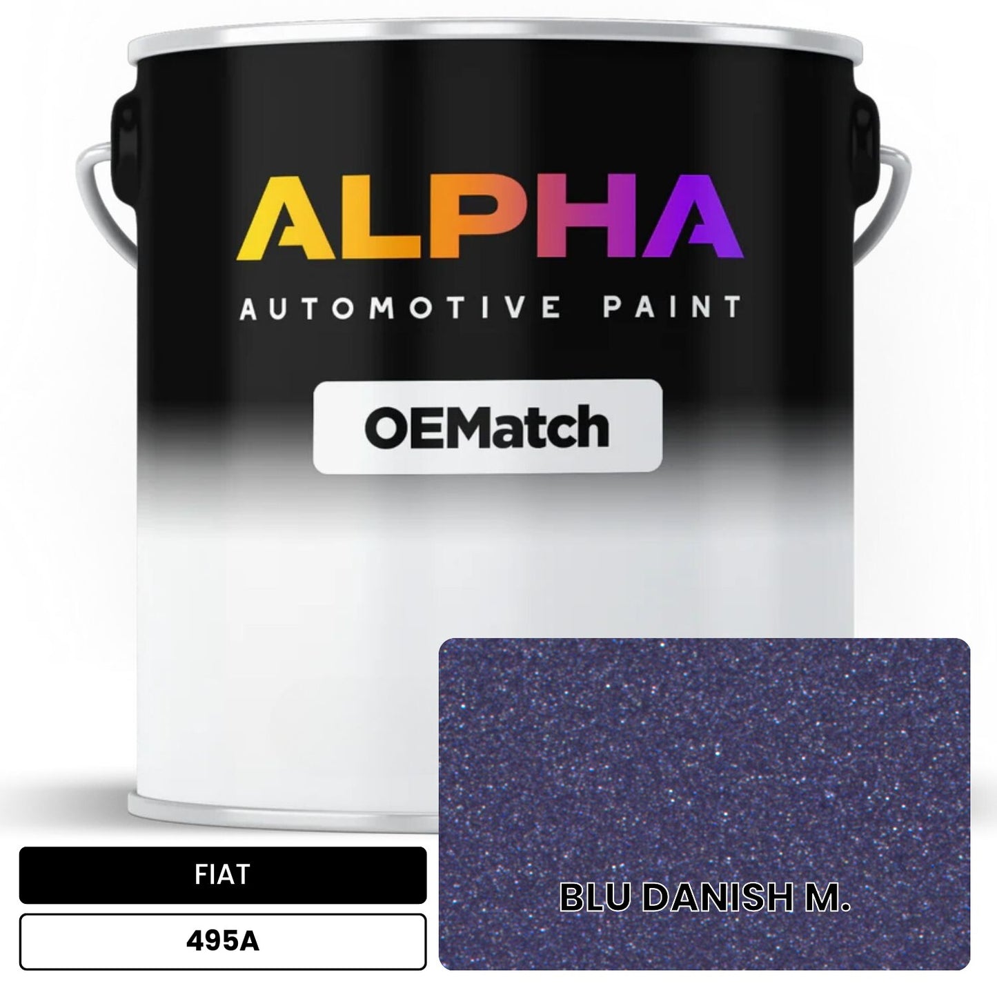 FIAT BLU DANISH M. 495A OEMatch Basecoat