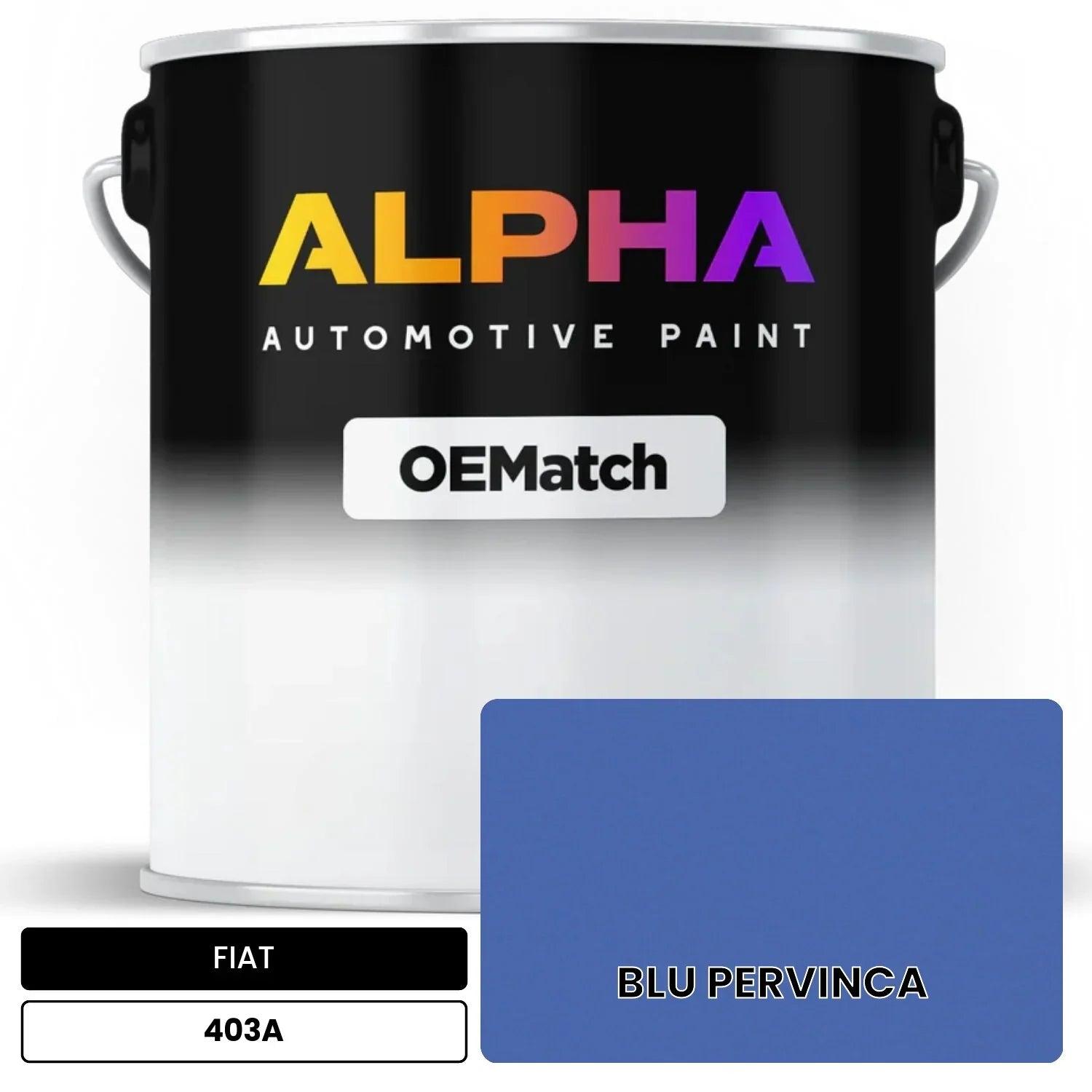 FIAT BLU PERVINCA 403A OEMatch Basecoat