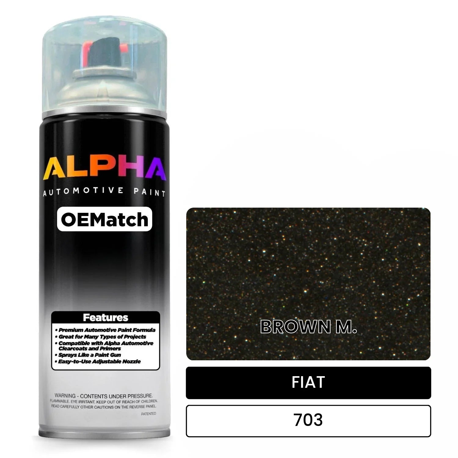 FIAT BROWN M. 703 OEMatch Spraycan