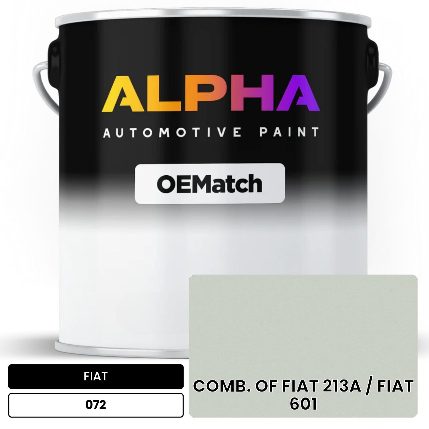 FIAT COMB. OF FIAT 213A / FIAT 601 072 OEMatch Basecoat