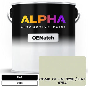 FIAT COMB. OF FIAT 329B / FIAT 475A 018B | OEMatch Automotive Basecoat