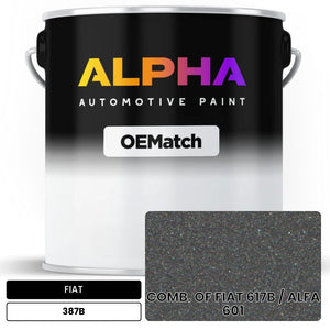 FIAT COMB. OF FIAT 617B / ALFA 601 387B | OEMatch Automotive Basecoat