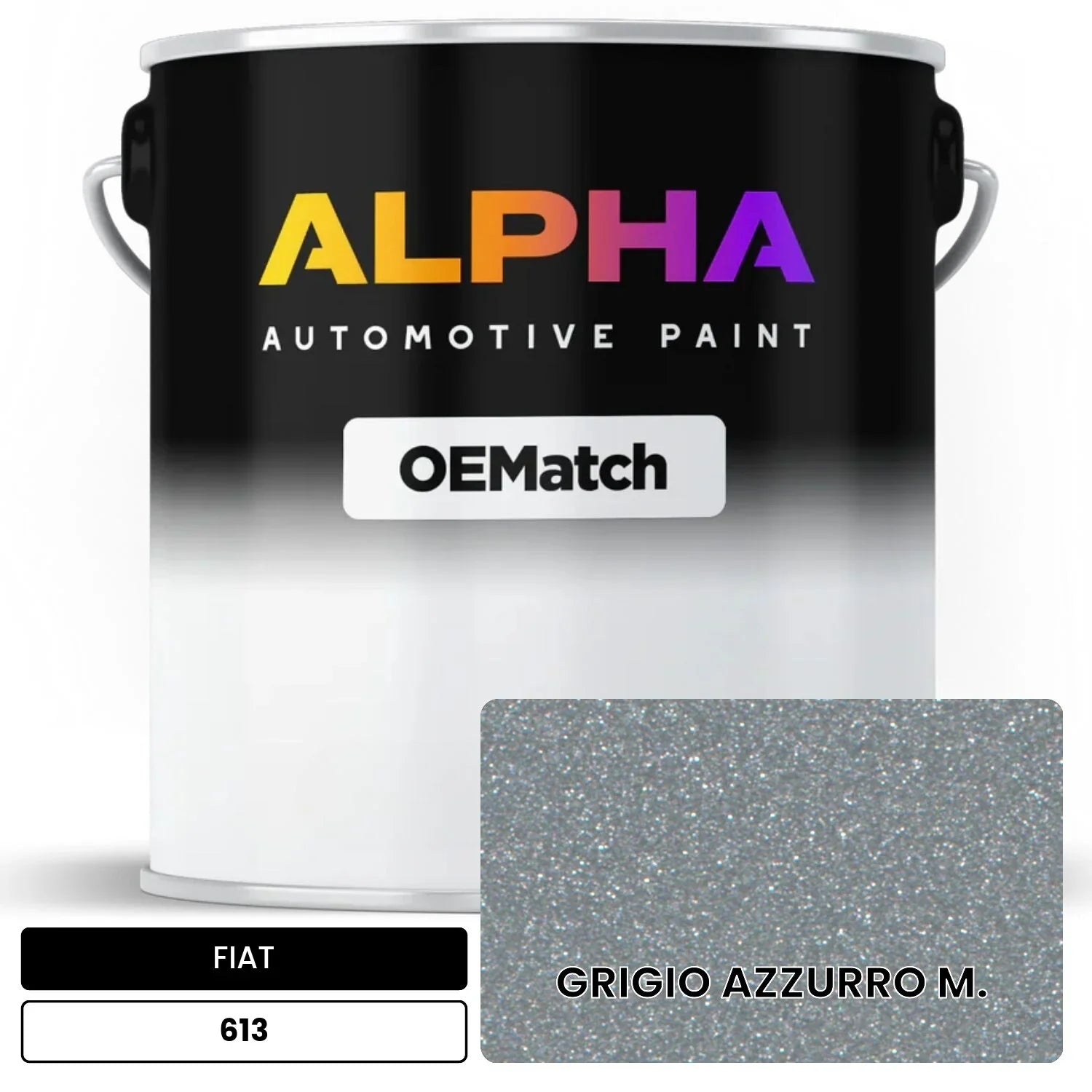 FIAT GRIGIO AZZURRO M. 613 OEMatch Basecoat