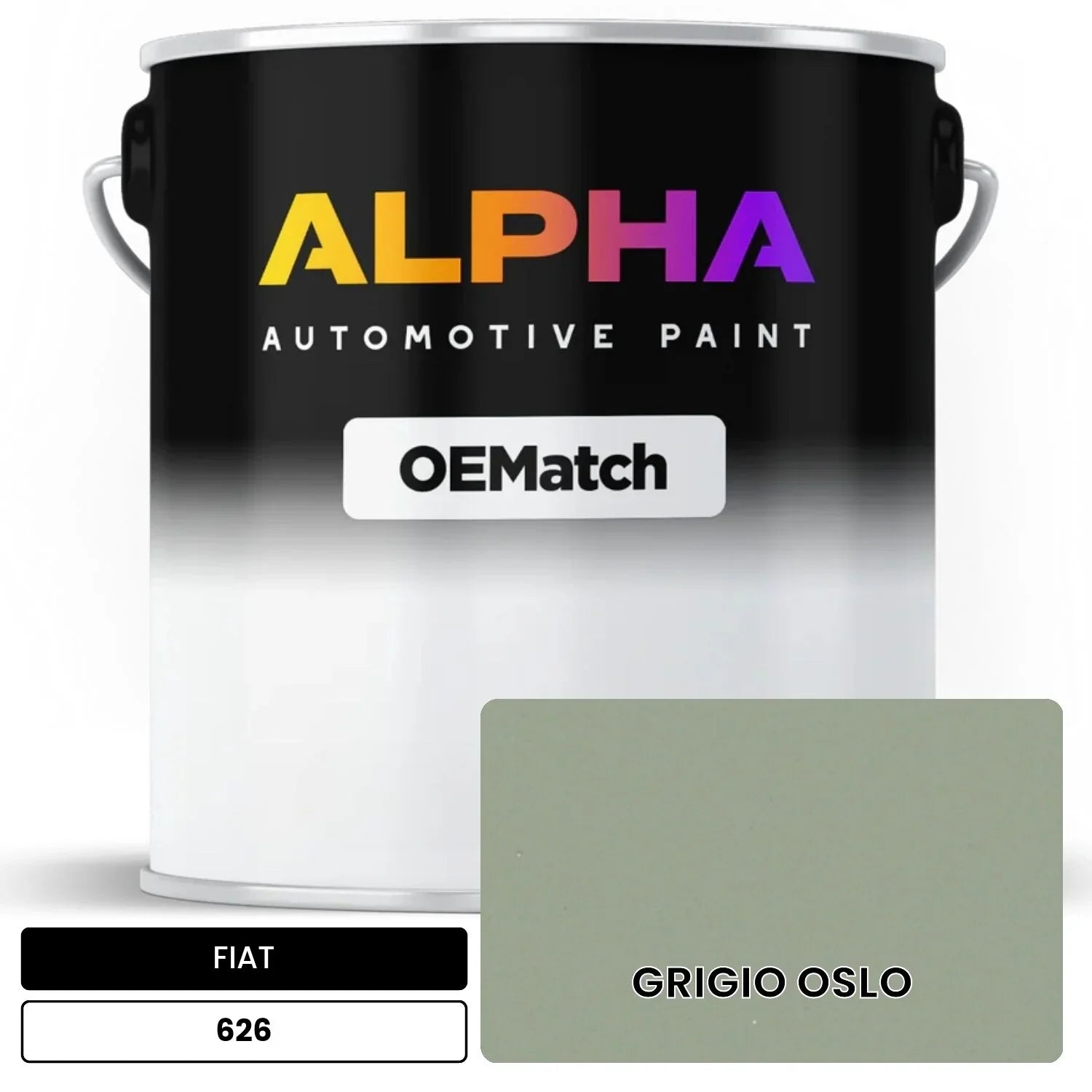FIAT GRIGIO OSLO 626 OEMatch Basecoat