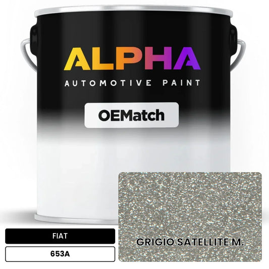 FIAT GRIGIO SATELLITE M. 653A OEMatch Basecoat