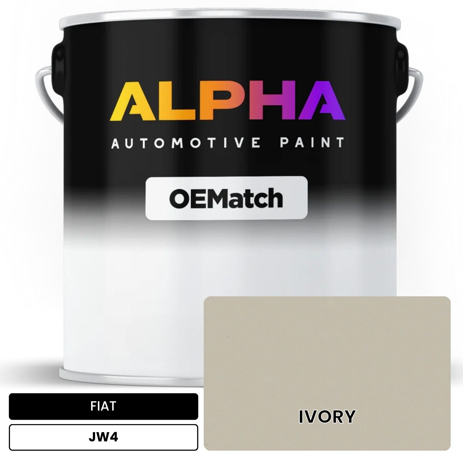 FIAT IVORY  JW4 OEMatch Basecoat