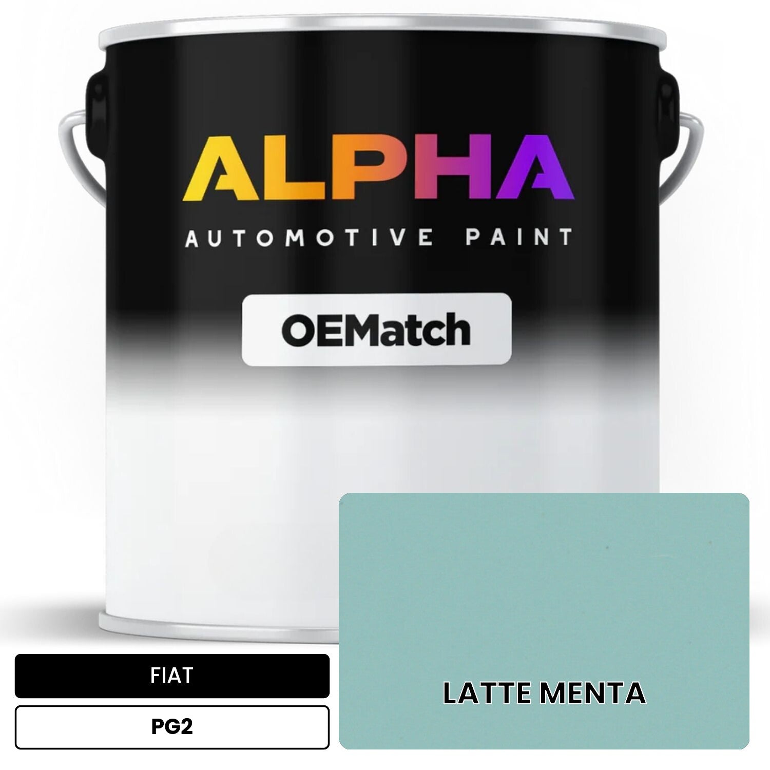 FIAT LATTE MENTA PG2 OEMatch Basecoat