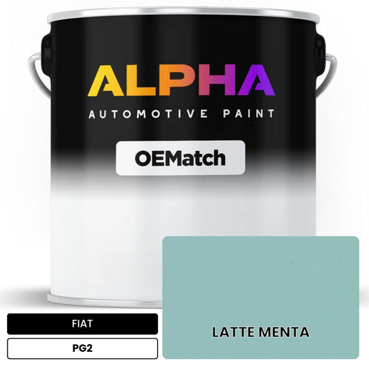 FIAT LATTE MENTA PG2 OEMatch Basecoat