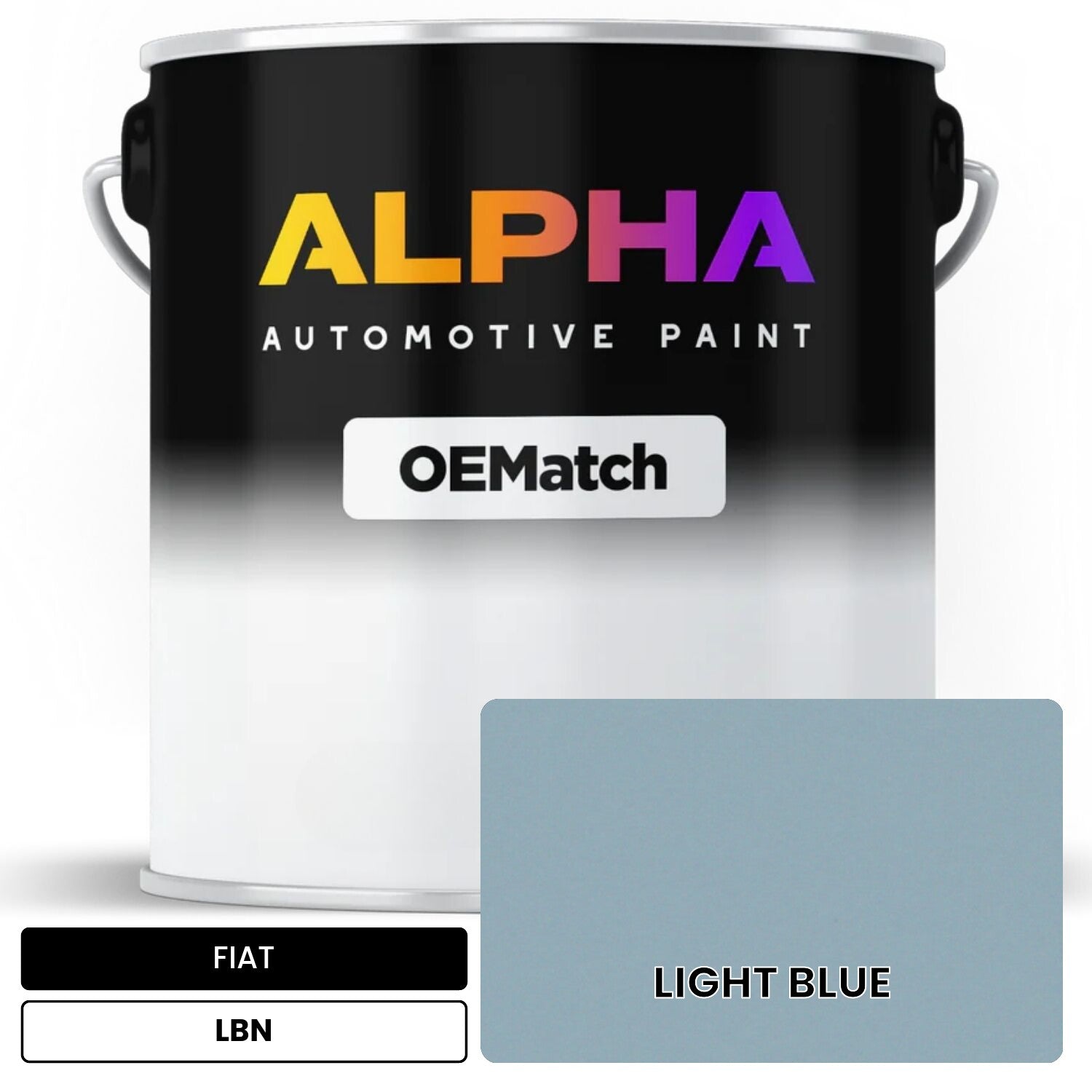 FIAT LIGHT BLUE LBN OEMatch Basecoat