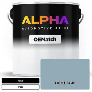 FIAT LIGHT BLUE LBN | OEMatch Automotive Basecoat