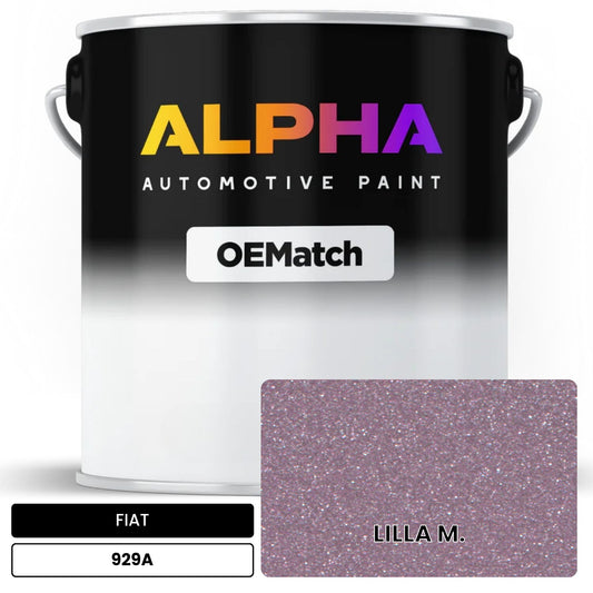 FIAT LILLA M. 929A OEMatch Basecoat