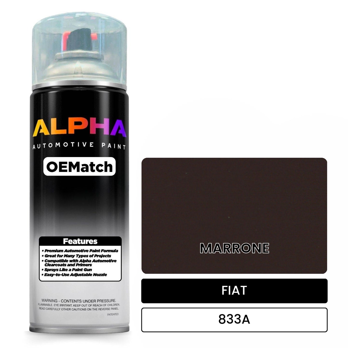 FIAT MARRONE 833A OEMatch Spraycan