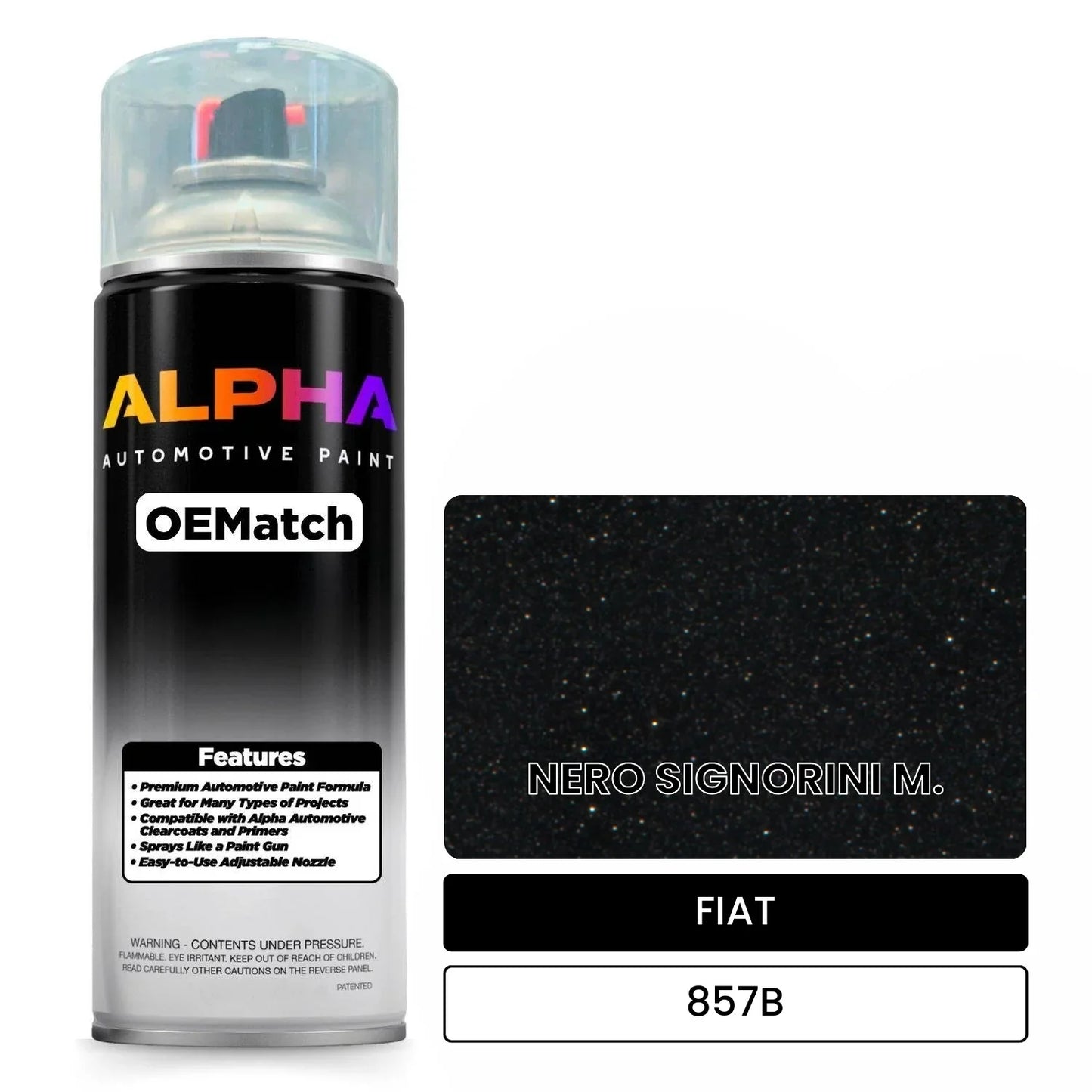 FIAT NERO SIGNORINI M. 857B OEMatch Spraycan
